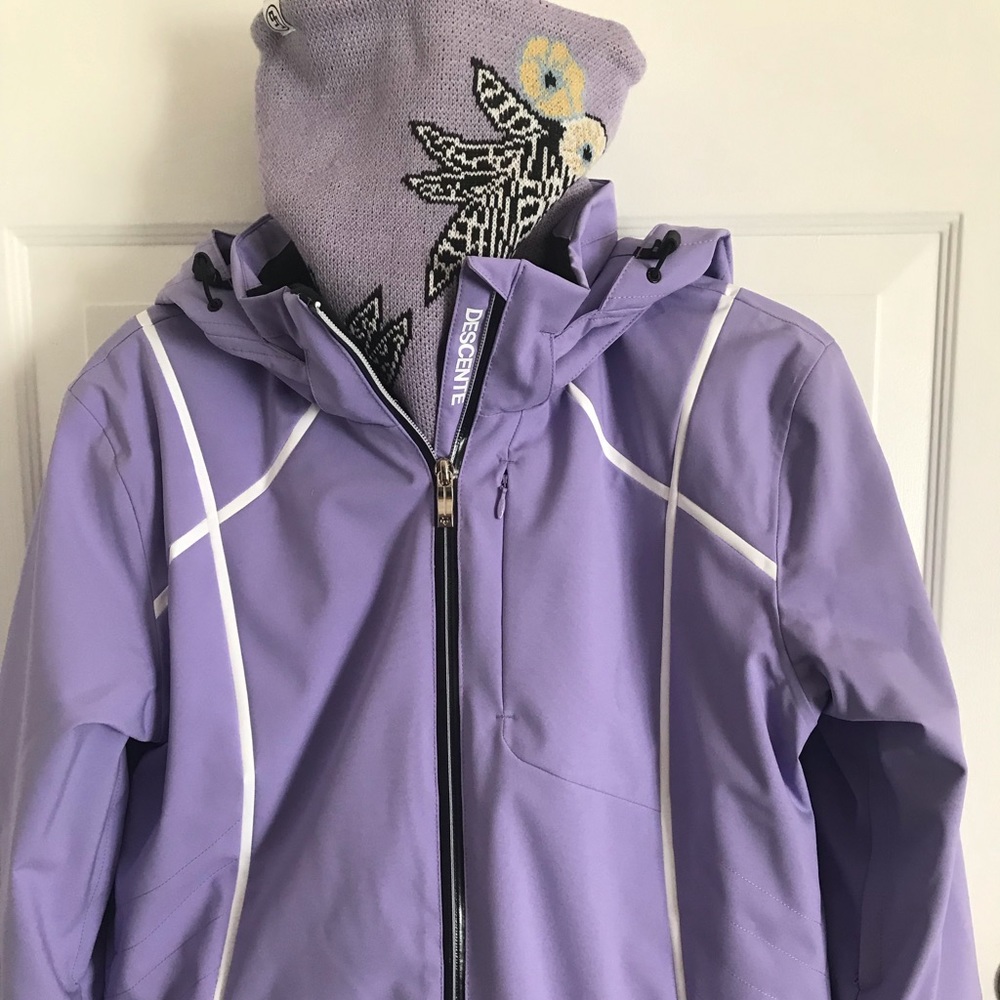 Women’s Descente Bree Ski Coat Sz 10 2018 Purple